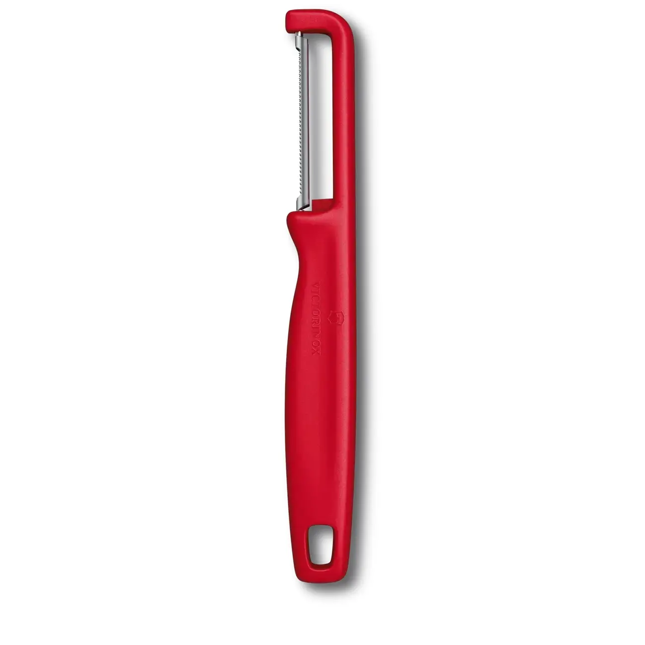 Curățător de legume Victorinox Iota Serrated, roșu