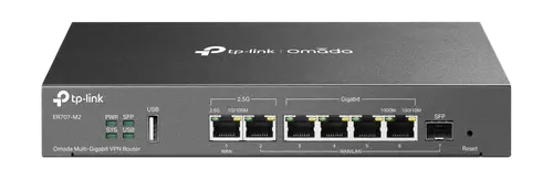 Рутер TP-Link Omada ER707-M2, 2x 2.5G WAN, 4x GbE WAN/LAN, 1x SFP, 1x USB2.0