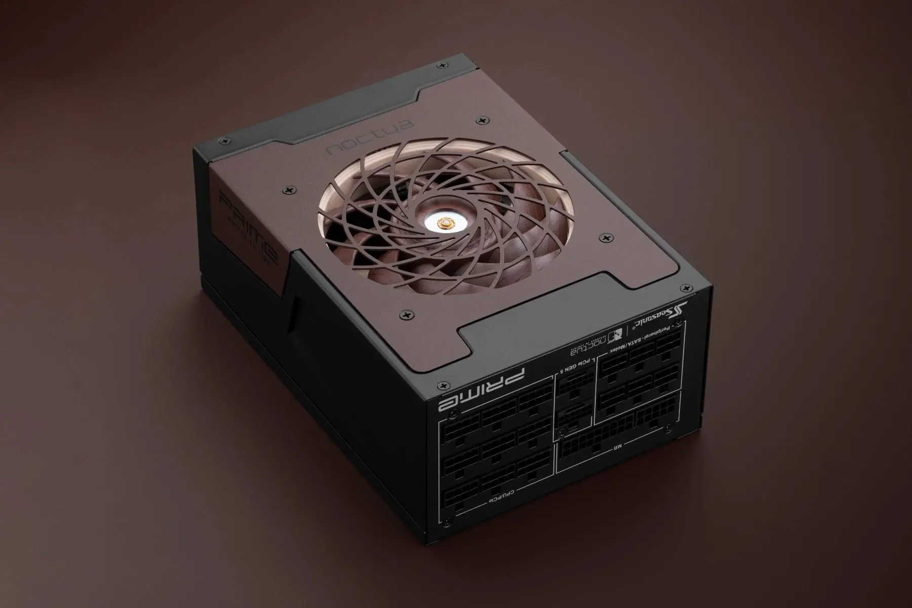 Seasonic захранване PSU ATX 3.1 1600W Titanium PCIe Gen 5 - PRIME NOCTUA EDITION TX-1600 - SSR-1600TR2-NE - image 19