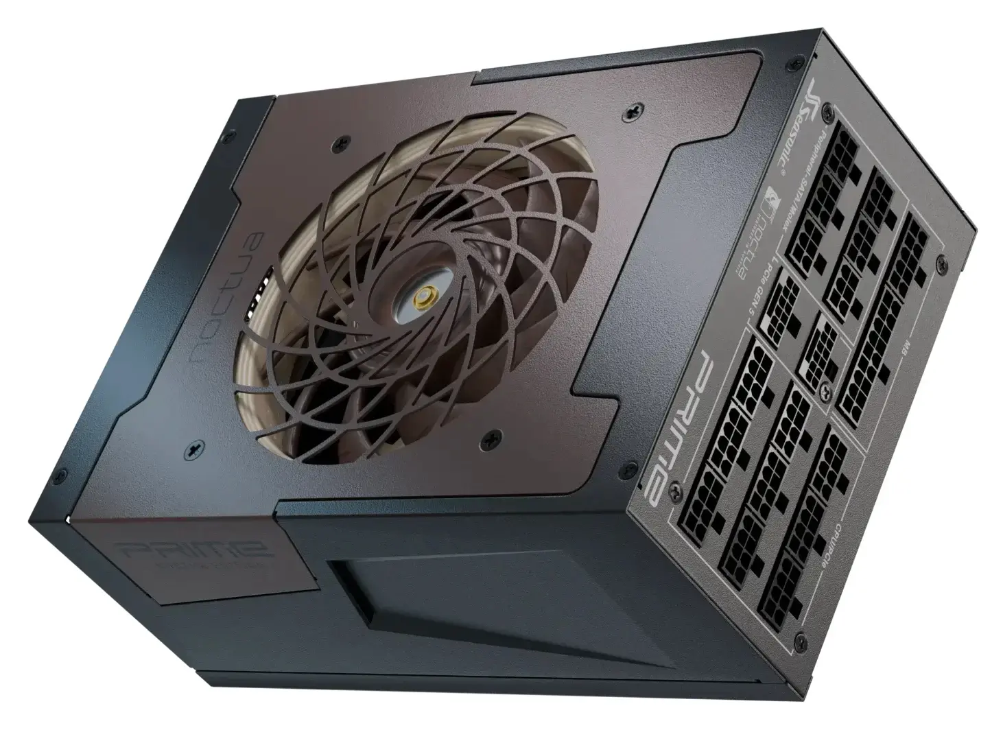 Seasonic захранване PSU ATX 3.1 1600W Titanium PCIe Gen 5 - PRIME NOCTUA EDITION TX-1600 - SSR-1600TR2-NE - image 5
