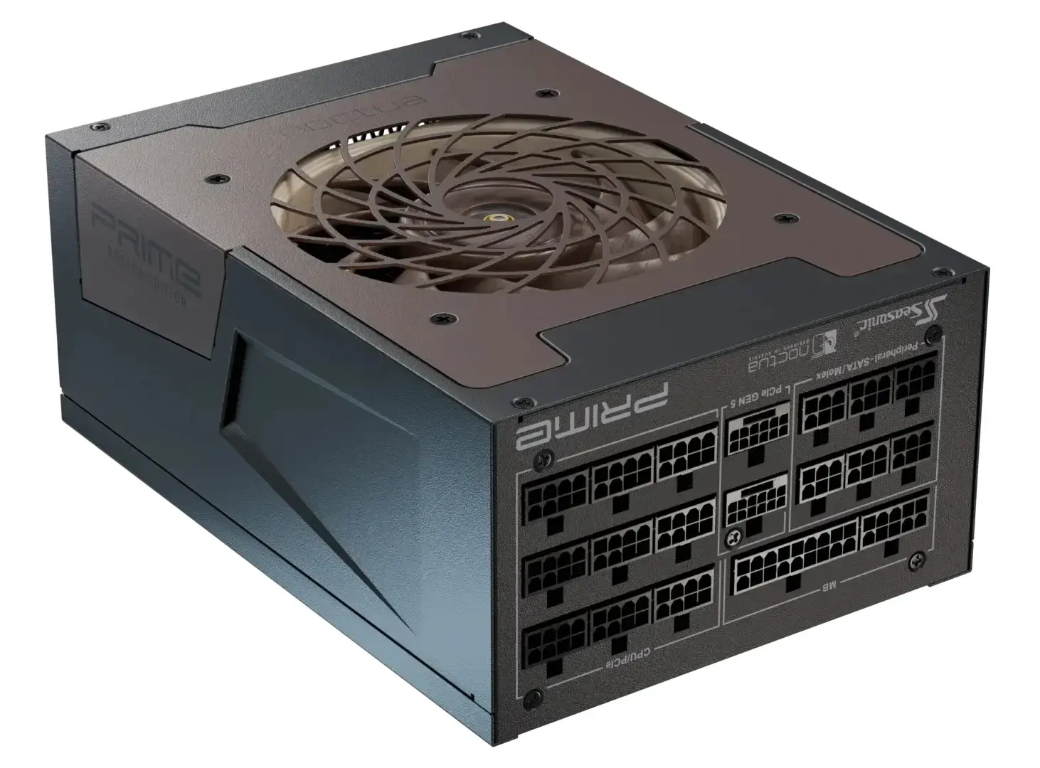 Seasonic захранване PSU ATX 3.1 1600W Titanium PCIe Gen 5 - PRIME NOCTUA EDITION TX-1600 - SSR-1600TR2-NE - image 8