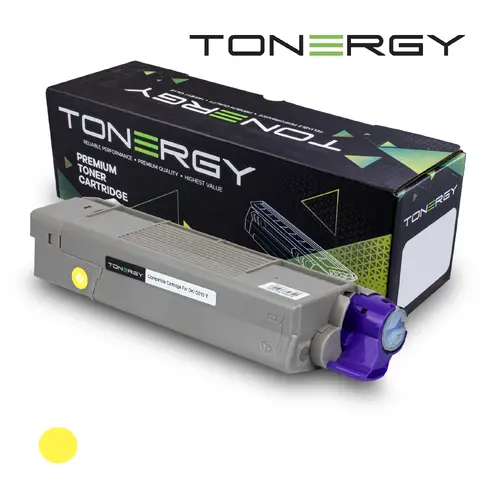 Tonergy compatibil Cartuș toner, Cartuș toner compatibil OKI 44315301 Galben, 6k - 1