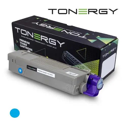 Tonergy Cartuș de toner compatibil OKI 44315303 Cyan, 6k - 1