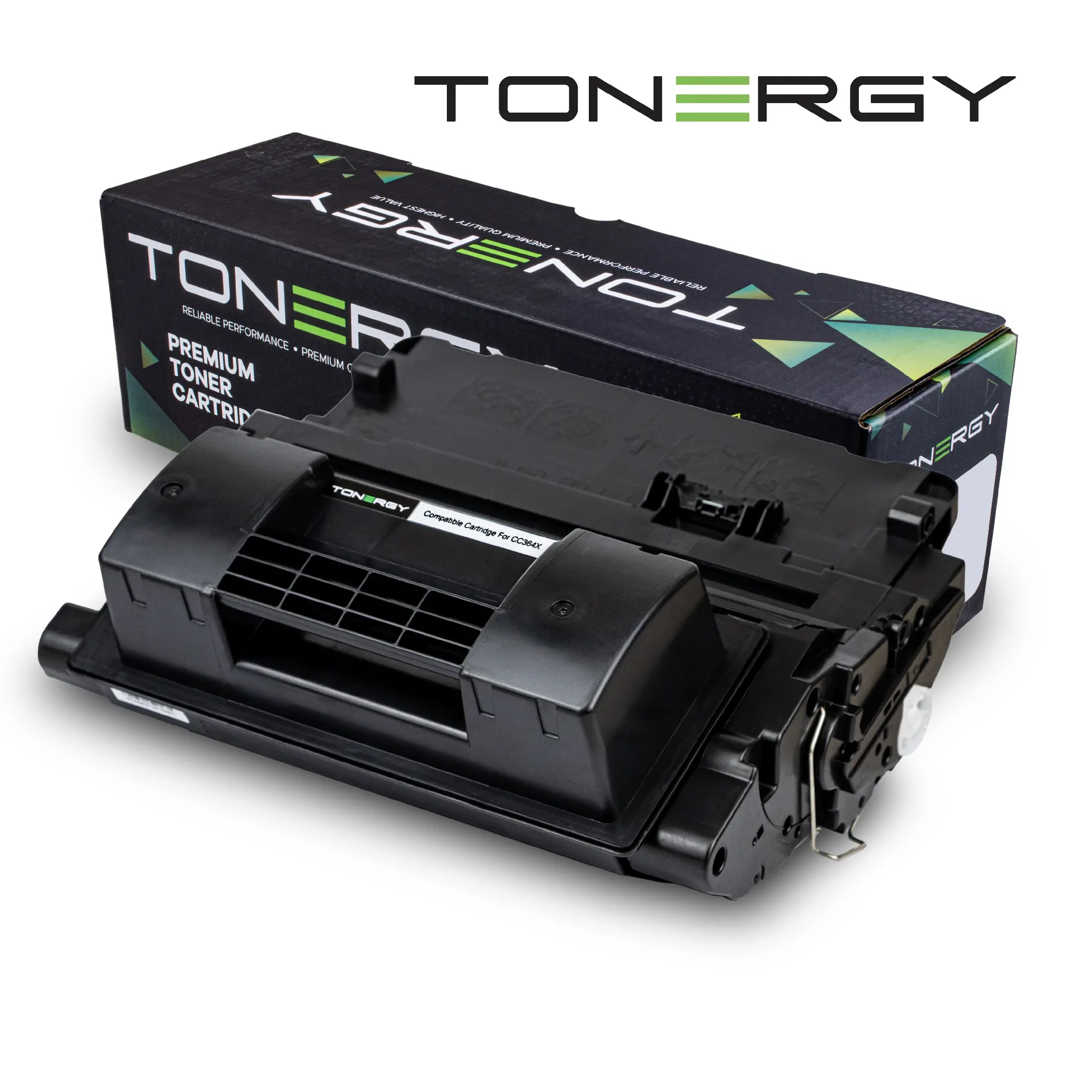 Тонер касета, Tonergy, висок капацитет, 24k – съвместима с HP CC364X (64X)