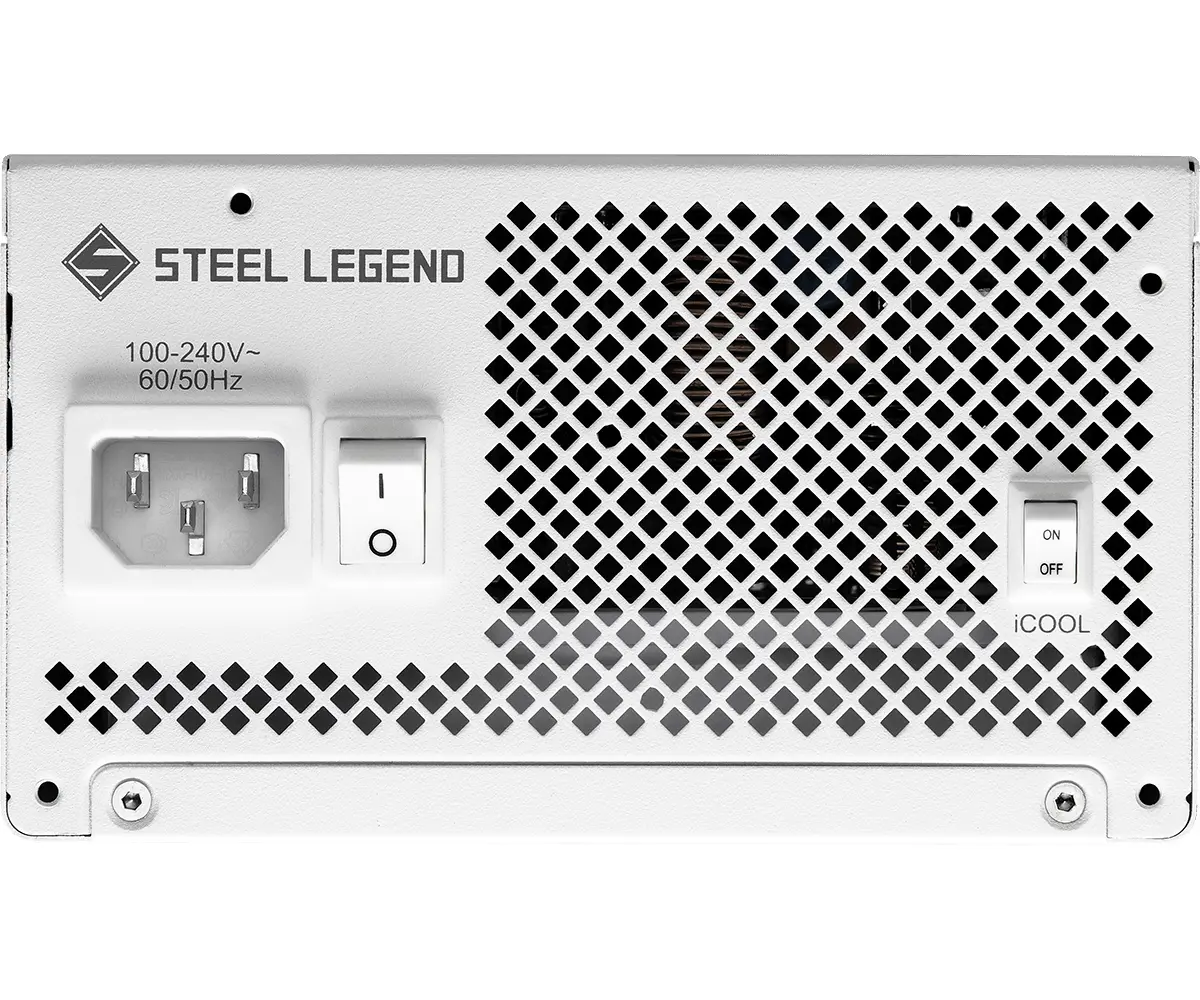 Asrock SL-1000GW, 1000W, 80 Plus GOLD, Fully Modular PSU, Japanese Capacitors, 2x EPS 12V CPU(4+4pin), 1x PCIe5.1 (12+4pin), 3x PCIe (6+2pin), 3x 4-pin connectors, 9x SATA, OCP, SCP, OVP, UVP, OTP, OPP protections, 135 mm Axial Fan, ATX 3.1, White - image 3