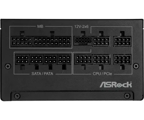 Asrock SL-1000G, 1000W, 80 Plus GOLD, Fully Modular PSU, Japanese Capacitors, 2x EPS 12V CPU(4+4pin), 1x PCIe5.1 (12+4pin), 3x PCIe (6+2pin), 3x 4-pin connectors, 9x SATA, OCP, SCP, OVP, UVP, OTP, OPP protections, 135 mm Axial Fan, ATX 3.1 - image 3