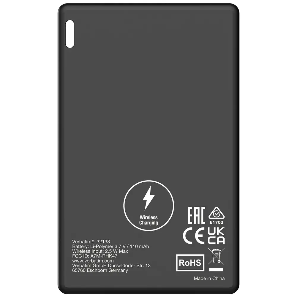 Проследяващо устройство, Verbatim MYFCR-02BS My Finder Card Bluetooth Item Finder 2 pack Black/Silver - image 4