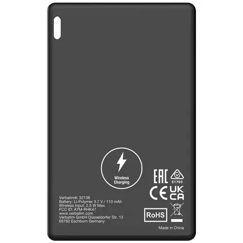 Проследяващо устройство, Verbatim MYFCR-02BS My Finder Card Bluetooth Item Finder 2 pack Black/Silver - image 4