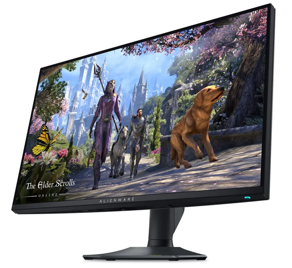 Монитор, Dell Alienware AW2725QF, 27" LED Anti-Glare, IPS, 0.5 ms GtG, AMD FreeSync Premium Pro, NVIDIA G-SYNC, 1000:1, 500 cd/m2, 4K UHD (3840 x 2160), 180Hz, 100% sRGB, 95% DCI-P3 ,HDMI, DP, USB 3.2 hub, USB-C, PIP, PBP, Height Adjustable, Pivot, Swivel, Tilt - image 1
