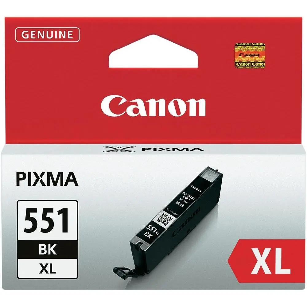 Консуматив, Canon CLI-551XL BK + Canon Photo Paper Variety Pack A4 & 10 x 15cm (VP-101)