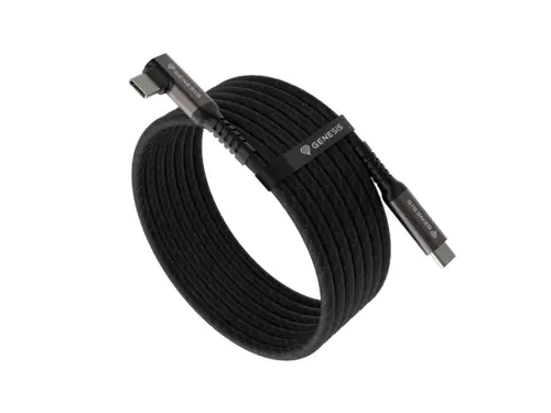 Кабел, Genesis Cable USB-C M/M 3.1 GEN 2, 10GB/S PD60W VR, 3m, Black - image 2