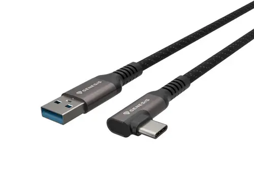 Кабел, Genesis Cable USB-C(M)->USB-A(M) 3.1 GEN 1, 5GB/S PD15W VR, 5m, Black - image 1