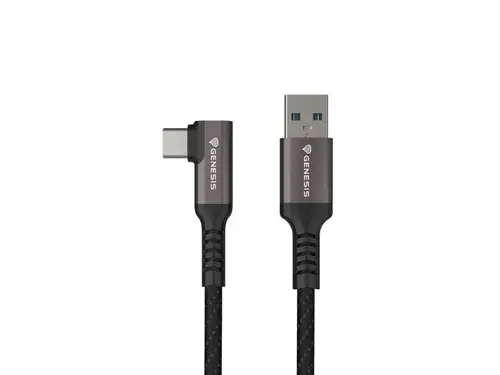 Кабел, Genesis Cable USB-C(M)->USB-A(M) 3.1 GEN 1, 5GB/S PD15W VR, 5m, Black