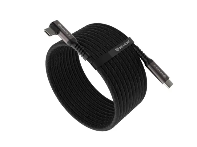 Καλώδιο, Genesis Cable USB-C M/M 3.1 GEN 2, 10GB/S PD60W VR, 5m, μαύρο - image 2