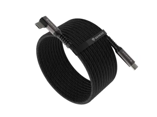 Καλώδιο, Genesis Cable USB-C M/M 3.1 GEN 2, 10GB/S PD60W VR, 5m, μαύρο - 3