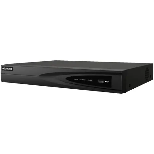 Recorder, HikVision Network recorder, 16 camere IP, până la 8 MP (4x1080p/1x4K), H.265, 1 SATA HDD până la 8TB, 2 USB, 100Mbit; Intrare video: HDMI - 1