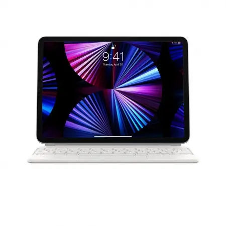 Клавиатура, Apple Magic Keyboard for iPad Air (4/5th gen) and iPad Pro 11 (3/4th gen) - Bulgarian - White - image 1