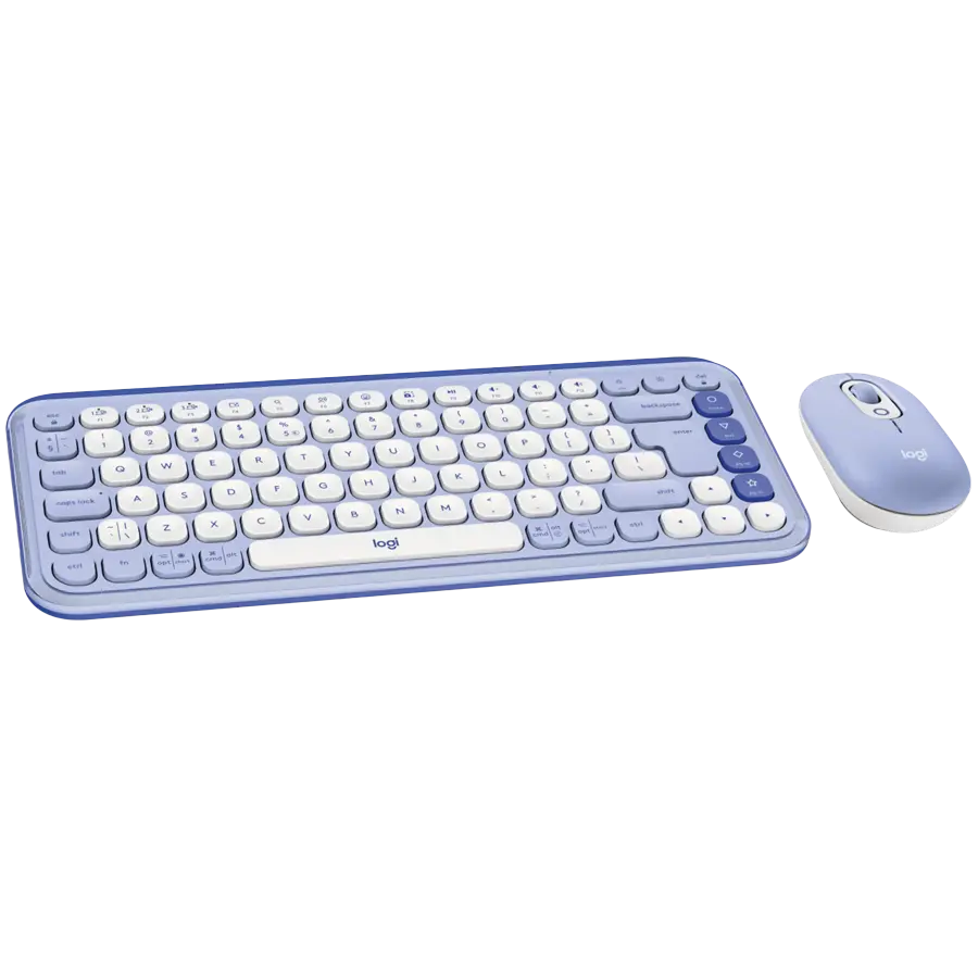 Комплект, Logitech Pop Icon Combo - Lilac - US INT'L - INTNL-973 - image 1