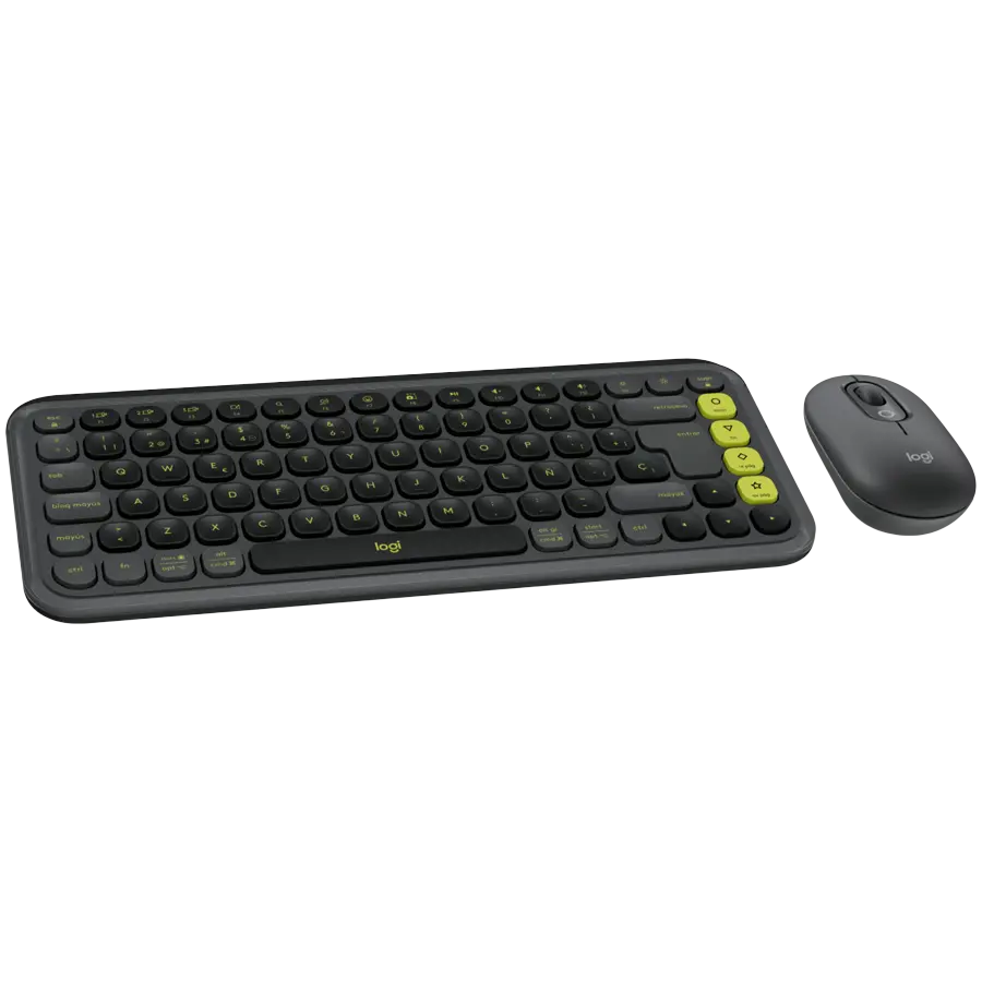 Комплект, Logitech Pop Icon Combo - Graphite - US INT'L - BT - N/A - INTNL-973 - image 1