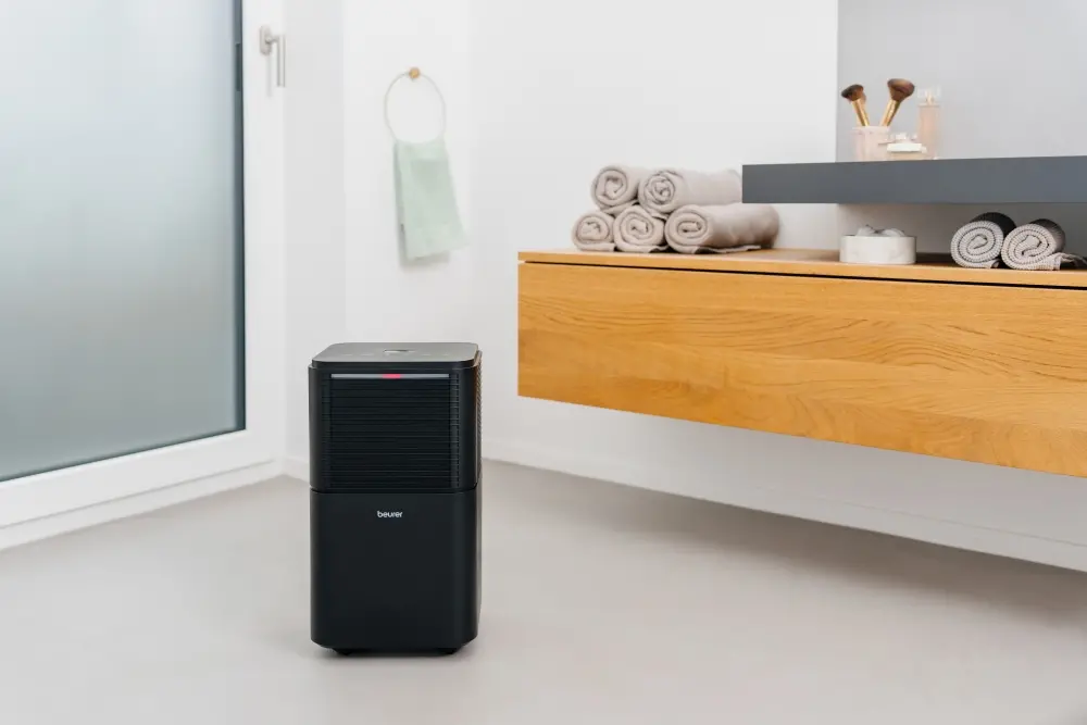 Влагоабсорбатор, Beurer LE 150 Air Dehumidifier, up to 12 litre/day; rooms 30 m2 (72 m3); Laundry drying function; Removable tank: 2.0 l; Automatic mode; Night mode; Timer; 2 fan levels; Environmentally friendly refrigerant R290 - image 12