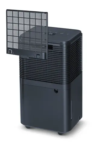 Влагоабсорбатор, Beurer LE 150 Air Dehumidifier, up to 12 litre/day; rooms  30 m2 (72 m3); Laundry drying function; Removable tank: 2.0 l; Automatic mode; Night mode; Timer;  2 fan levels; Environmentally friendly refrigerant R290 - image 3