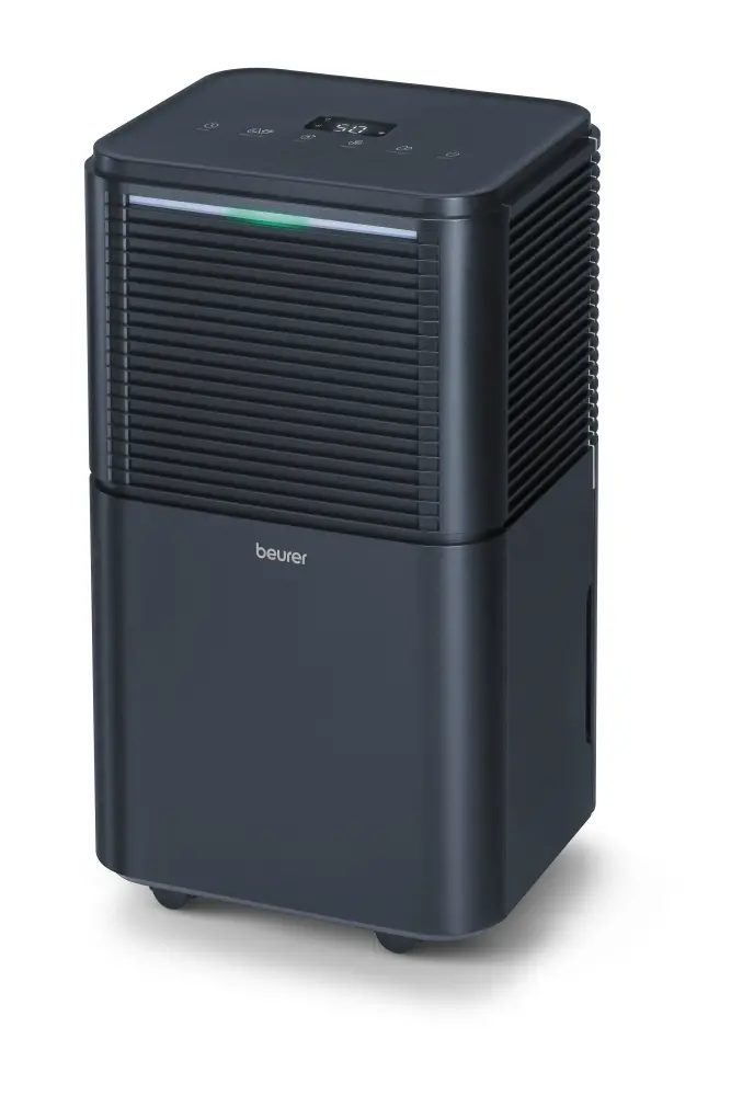 Влагоабсорбатор, Beurer LE 150 Air Dehumidifier, up to 12 litre/day; rooms 30 m2 (72 m3); Laundry drying function; Removable tank: 2.0 l; Automatic mode; Night mode; Timer; 2 fan levels; Environmentally friendly refrigerant R290 - image 5