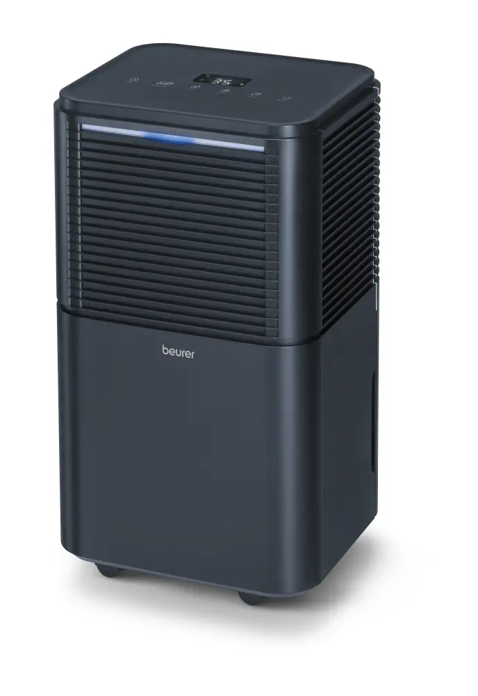 Влагоабсорбатор, Beurer LE 150 Air Dehumidifier, up to 12 litre/day; rooms 30 m2 (72 m3); Laundry drying function; Removable tank: 2.0 l; Automatic mode; Night mode; Timer; 2 fan levels; Environmentally friendly refrigerant R290 - image 7