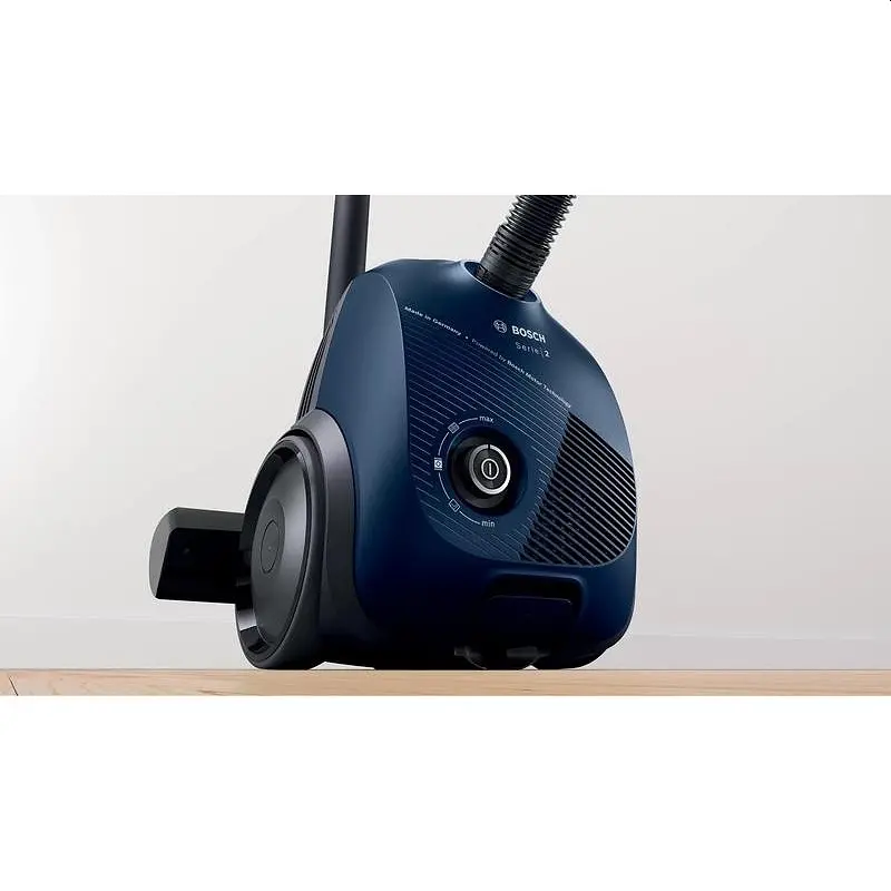 Ηλεκτρική σκούπα, Bosch BGBS2BU1T, με σακούλα 3.5 l, Series 2, 850W, 80 dB(A), μπλε - image 3