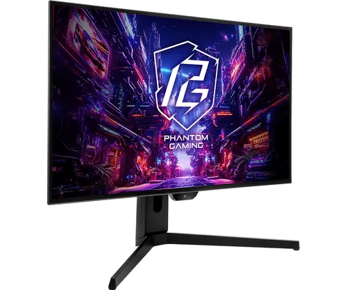 Asrock Gaming Monitor, 27" QHD(2560x1440) OLED, 240 Hz, 129% sRGB, 1 500 000:1, 16:9, 178/178, 0.03 ms, 275 nits, AMD FreeSync™, Height, Swivel, Tilt, 2x 3W Speakers, 2x HDMI 2.0, 2x DP 1.4, 3x USB 3.2, 1x USB-C 1x Audio (3.5mm), 3Y - image 1