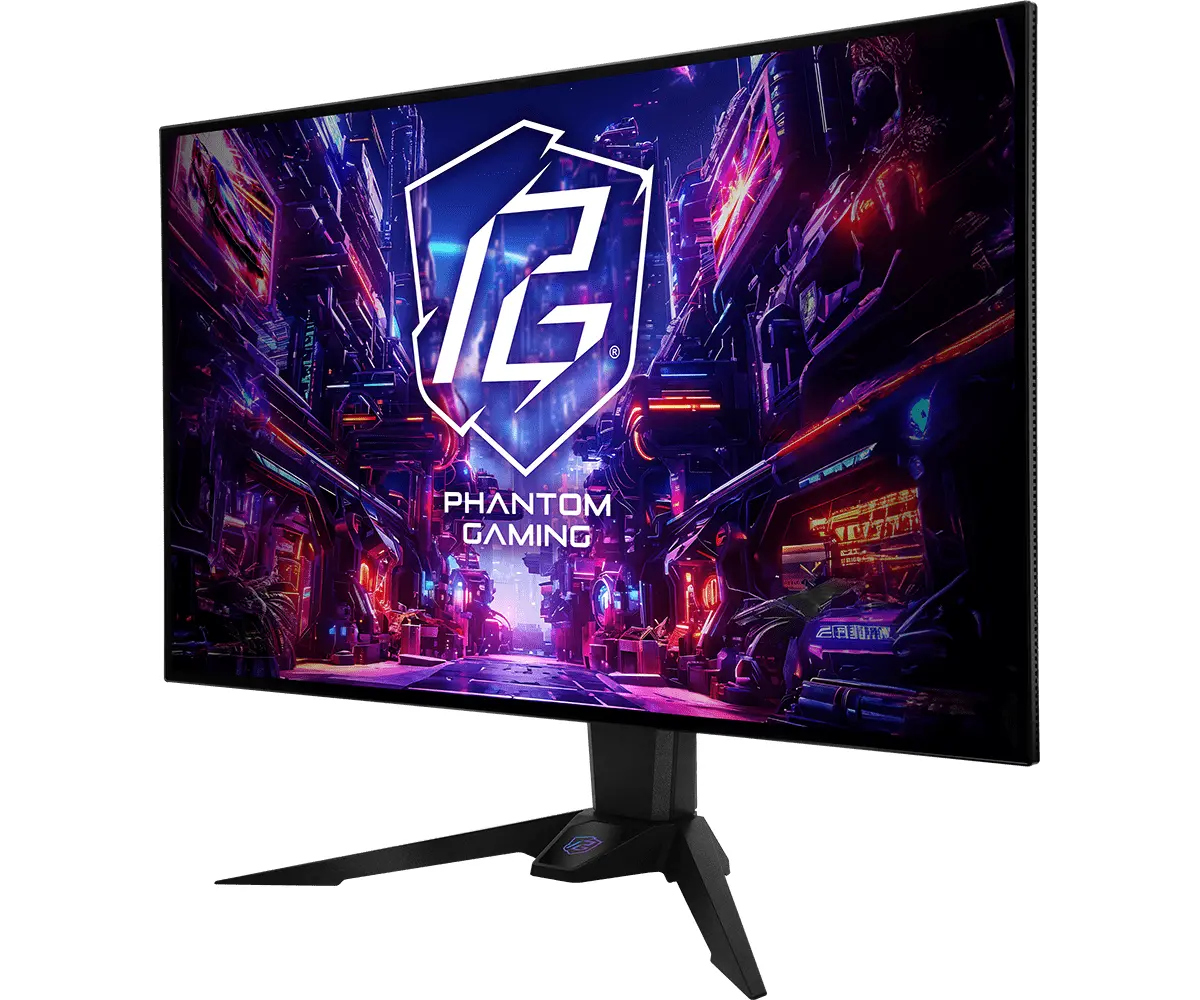 Asrock Gaming Monitor, 31.5" 4K (3840x 2160) OLED, AG, 240/480 Hz, 132% sRGB, 16:9, 1 500 000:1, 178/178, 0.03 ms, High, Swivel and Tilt adjustment, 2x 5W Speakers, 2x HDMI 2.0, 2x DP 1.2, 4x USB 3.2, 1x USB-C, 1x Audio (3.5mm), Wi-Fi antenna, 3Y - image 2