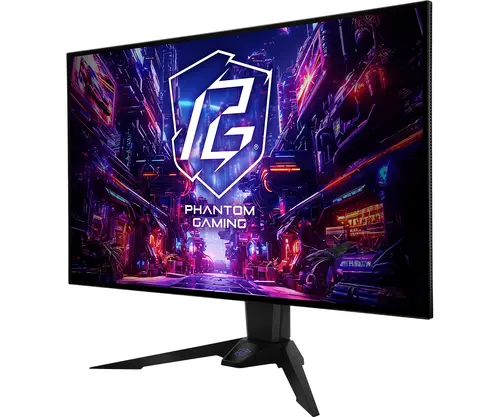 Asrock Gaming Monitor, 31.5" 4K (3840x 2160) OLED, AG, 240/480 Hz, 132% sRGB, 16:9, 1 500 000:1, 178/178, 0.03 ms, High, Swivel and Tilt adjustment, 2x 5W Speakers, 2x HDMI 2.0, 2x DP 1.2, 4x USB 3.2, 1x USB-C, 1x Audio (3.5mm), Wi-Fi antenna, 3Y - image 2