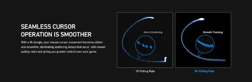Lamzu receptor pentru mouse 8K DONGLE - Alb - 9
