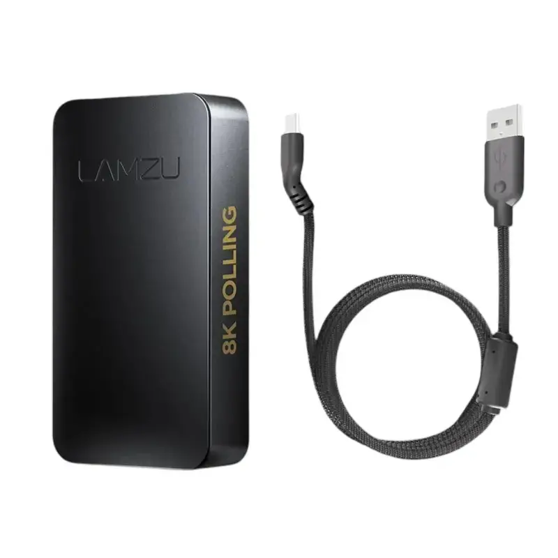 Lamzu receptor pentru mouse 8K DONGLE - Negru
