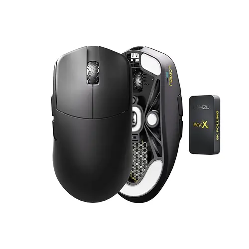 Lamzu mouse gaming profesional MAYA X 8K - Mouse gaming wireless - Negru - 3