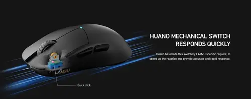 Lamzu професионална геймърска мишка ATLANTIS OG V2 4K - Wireless Gaming Mouse - Black - image 10