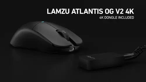 Lamzu професионална геймърска мишка ATLANTIS OG V2 4K - Wireless Gaming Mouse - Black - image 5