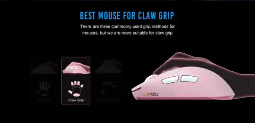 Lamzu професионална геймърска мишка ATLANTIS MINI [Champion Edition] 1K (8K compatible) - Wireless Gaming Mouse - Panda White - image 9