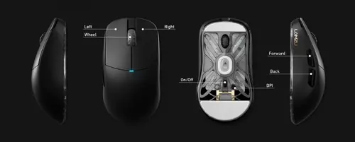 Lamzu професионална геймърска мишка ATLANTIS MINI 4K - Wireless Gaming Mouse - Charcoal Black - image 14