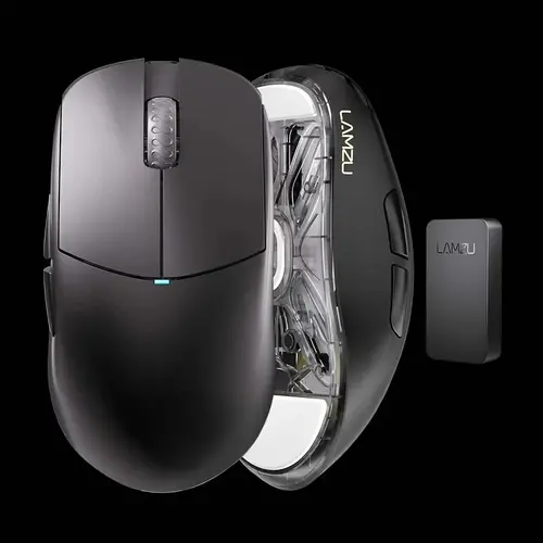 Lamzu професионална геймърска мишка ATLANTIS MINI 4K - Wireless Gaming Mouse - Charcoal Black - image 4