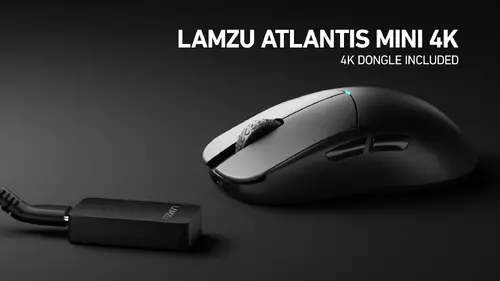 Lamzu професионална геймърска мишка ATLANTIS MINI 4K - Wireless Gaming Mouse - Charcoal Black - image 5