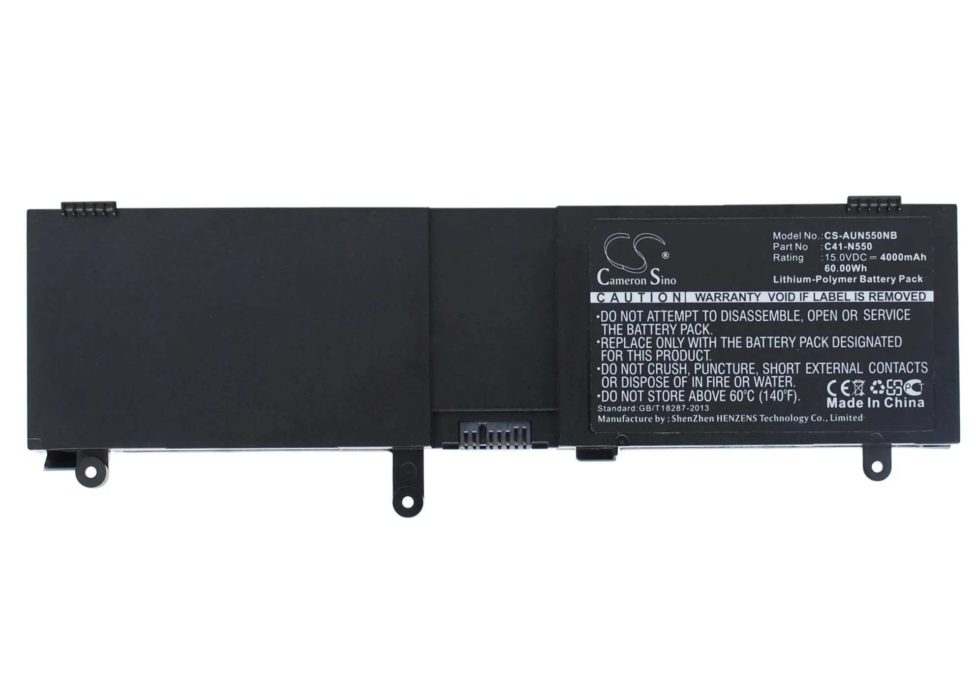 Батерия за лаптоп ASUS C41-N550 N550 LiPo 15V 4000mAh Cameron Sino