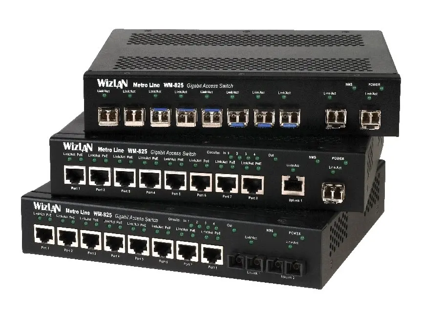 Switch 100M porturi SFP, 2x porturi Gigabit SFP Managed
