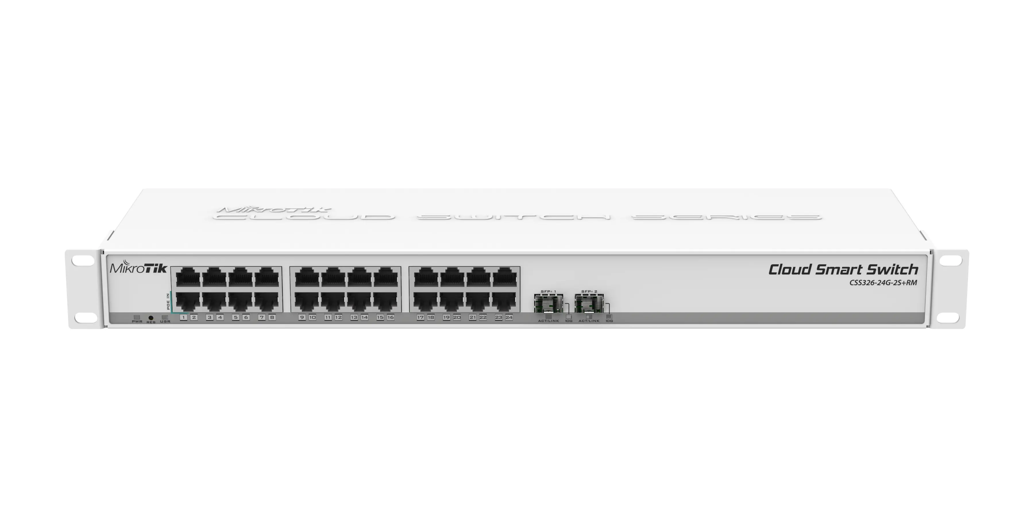 Switch MikroTik CSS326-24G-2S+RM, 24xGE, 2xSFP+, 1U rackmount