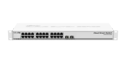Комутатор MikroTik CSS326-24G-2S+RM, 24xGE, 2xSFP+, 1U rackmount