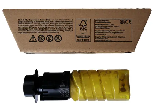 Cartuș toner Ricoh M C320H, 4200 copii, Pentru M C320FSE, Galben - 1