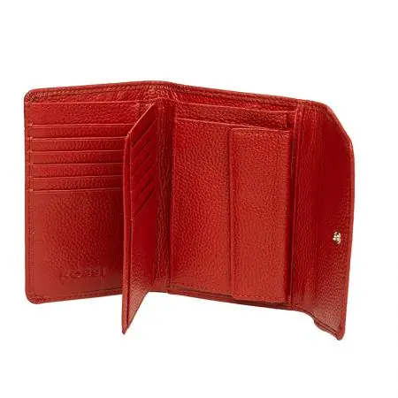 Дамски портфейл цвят червен ROSSI - image 4