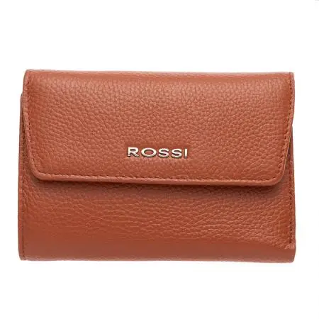 Дамски портфейл цвят кафяв ROSSI