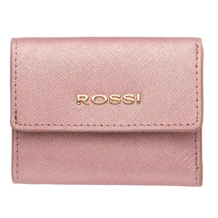 Дамски портфейл цвят розов ROSSI