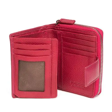 Дамски портфейл цвят малина ROSSI - image 5