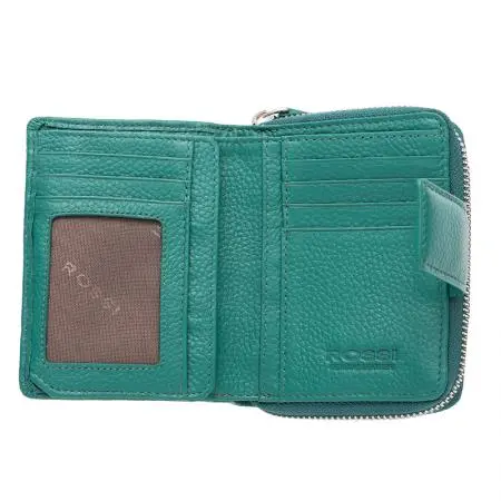 Дамски портфейл цвят езерно синьо ROSSI - image 3
